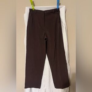 Coldwater Creek Dark Brown Straight-Leg Pants